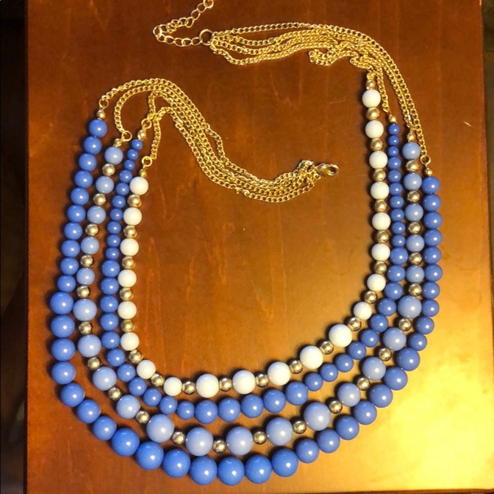 Blue necklace